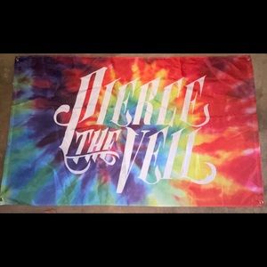 Pierce the veil tie dye flag/tapestry